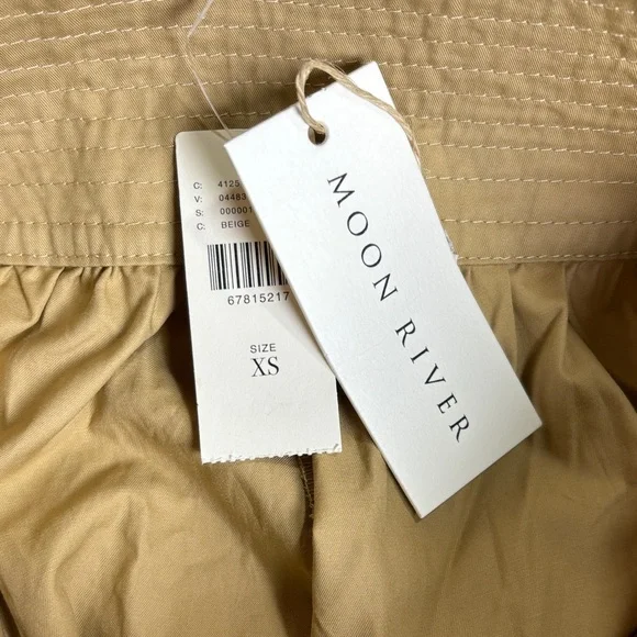 Anthropologie Moon River Buckle-Waist Shorts - Picture 7 of 13